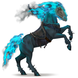 riding horse ghost rider