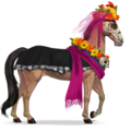 unicorn pony novia púrpura 