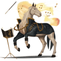 riding unicorn tennessee walker roan