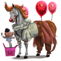 unicorn pony newfoundland pony cherry bay