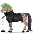 riding unicorn knabstrupper dapple gray