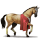riding horse quarter horse strawberry roan