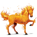 draft horse fire element