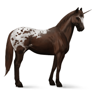riding unicorn dapple gray