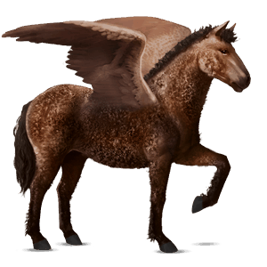 riding pegasus thoroughbred flaxen liver chestnut 