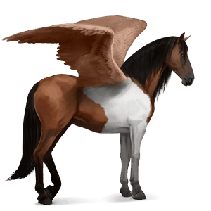 riding pegasus lusitano light gray
