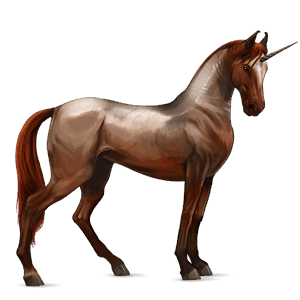 riding unicorn chestnut