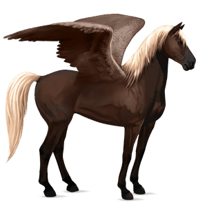 riding pegasus thoroughbred liver chestnut