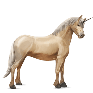 unicorn pony haflinger palomino