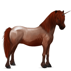 unicorn pony dapple gray