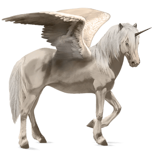 winged riding unicorn appaloosa chestnut spotted blanket 