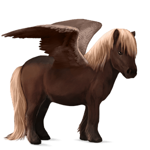 pegasus pony light gray