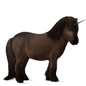 donkey unicorn standard donkey brown