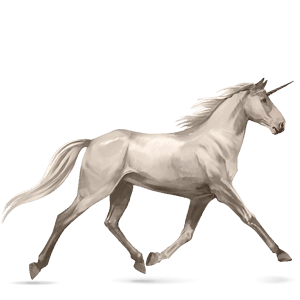 riding unicorn marwari cremello
