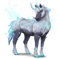 winged unicorn pony  yeti