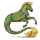 winged riding unicorn newt