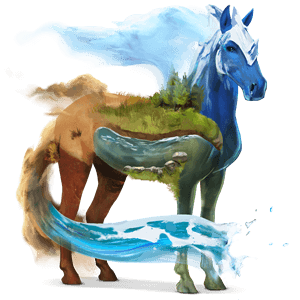 riding horse akhal-teke flaxen chestnut 