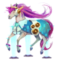 winged riding unicorn mustang liver chestnut blanket 