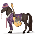 riding unicorn barb mouse gray
