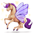 riding unicorn mouse gray