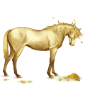 riding horse quarter horse flaxen liver chestnut 