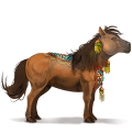 riding horse dapple gray
