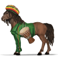 riding horse selle français chestnut