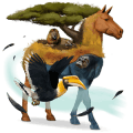 riding horse arabian horse liver chestnut
