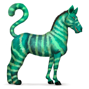 winged donkey standard donkey black