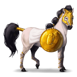 draft horse percheron light gray