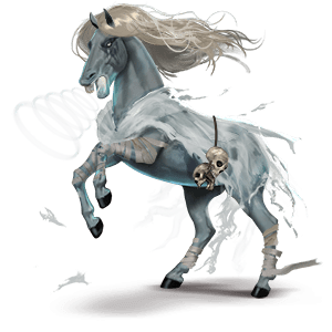 riding horse thoroughbred cremello
