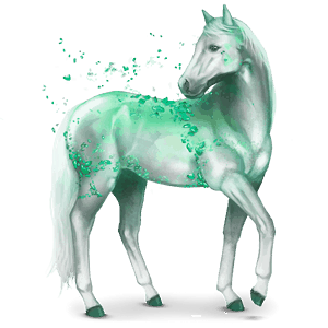 gemstone horse emerald