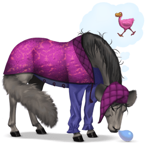 riding horse thoroughbred bay