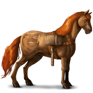 riding unicorn thoroughbred dapple gray