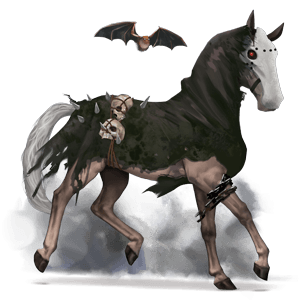 riding pegasus french trotter dark bay
