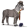 riding horse arabian horse mouse gray