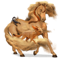 unicorn pony belgian riding pony chestnut