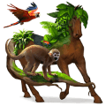 riding horse thoroughbred chestnut