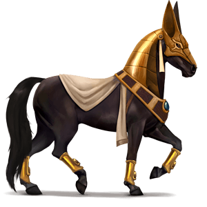 divine horse anubis